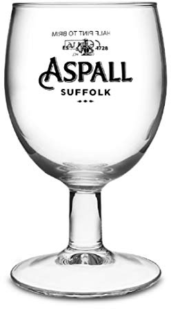 Aspall Cider Goblet Half Pint Glasses CE 10OZ/280ml (Set of 2)