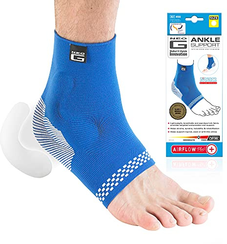 Neo-G Ankle Support for Sprained Ankle, Achilles Tendonitis Support, Injured or Weak ankles, Arthritis - Ankle Brace Foot Support for Ligament Damage. Multi Zone Compression - Airflow Plus - L
