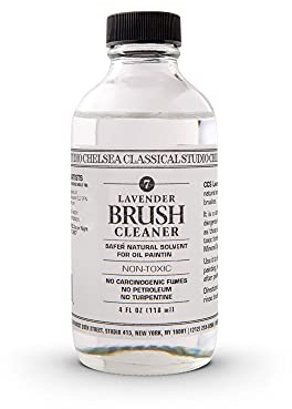 Chelsea Classical Studio : Non Toxic Lavender Brush Cleaner : 4oz (118ml)