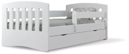 KOCOT KIDS Classic Tagesbett, Holz, Weiß, 1 Person