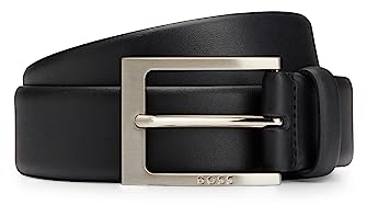 BOSS Herren Barnabie G rtel, New - Black002, 95 EU