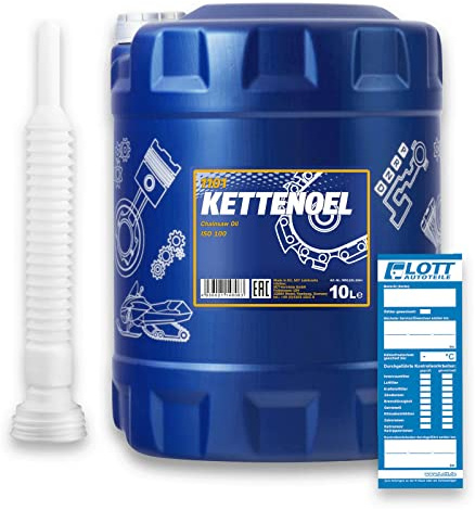 10L Mannol Kettenöl Schmieröl + Befüllschlauch