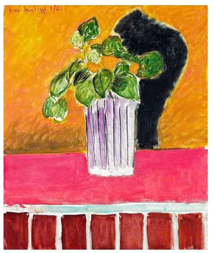 Lasite 《Branche de lierre》by Henri Matisse Tableaux Affiche Decoration Murale Salon Moderne Tableau Impression sur Toile Deco Maison Salon Chambre Décor(Sans Cadre,（60x72cm） 24x28inch)