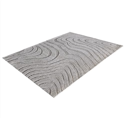 Riess Ambiente Design Teppich Wave 240x170cm grau - Polyester