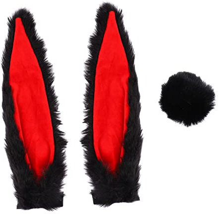 SHERCHPRY 1 Satz Helm Kaninchenzubehör Bunny Ohren Haarband Zubehör Für Motorräder Hasenornament Faschingskostüme Häschen Stirnbänder Künstliches Kaninchenfell Abnehmbar Dekorationen