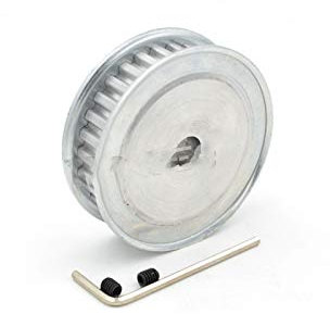 Riemenscheibe, 15 Zähne T5 Zahnriemenscheibe, Bohrung 5–12 mm, passend for B = 10/15 mm T5 Synchronriemen, 15 Zähne. 15 Zähne T5 Zahnriemenscheibe 15–T5, genaue Größe(Fit Width 15mm Belt,Bore 5mm)