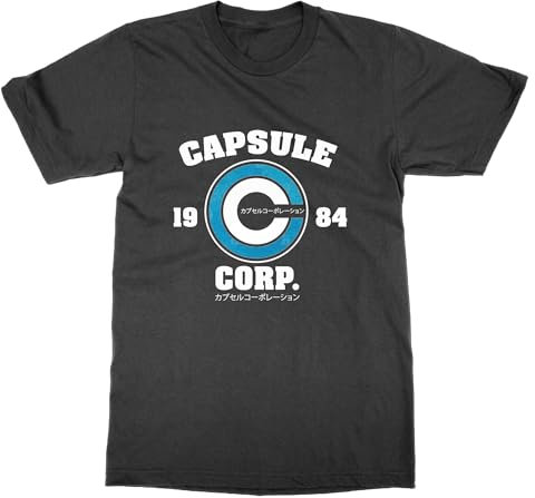 T-shirt Capsule Corp, Noir , 3XL