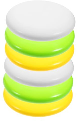 BESPORTBLE 6 Stück-Pack Disc Golf Scheiben Aus Robustem Kunststoff Leichte Kleiner Discs Für Anfänger Für Outdoor Spiel Und Training
