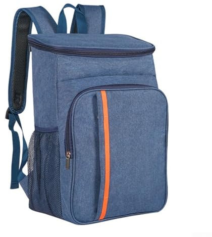 HpLive Kühlrucksack mit großem Fassungsvermögen, große isolierte Thermo-Kühltasche, wasserdichter Kühlrucksack für Camping-Picknick(Blau)