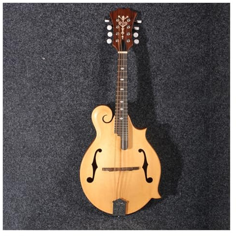Professional Mandoline Instrument 60cm Handmade Professional Spruce Veneer Mandolin