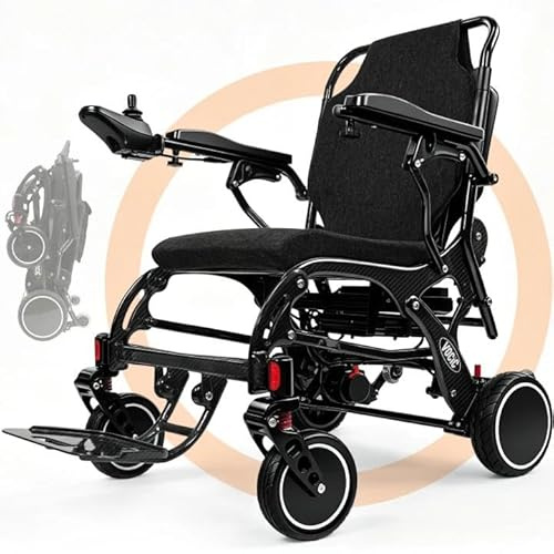 VOCIC V81 Carbonio Sedia a rotelle elettrica pieghevole leggera per anziani