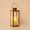 Staymoment Lantern Decoration Gold for Outdoors: 35 cm Large Outdoor as Balcony Garden Decoration Vintage Table Decoration Grave Lantern Candle Holder Lighting