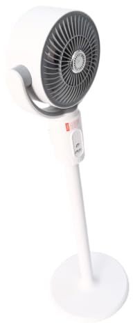 ZJchao Ventile in Piedi Circolanti Ad Aria Ad Altezza Regolabile, Silenzio 4 velocità del 8h Ventola Oscillante con Telecomando per Casa, Camera da Letto, Ufficio, Soggiorno
