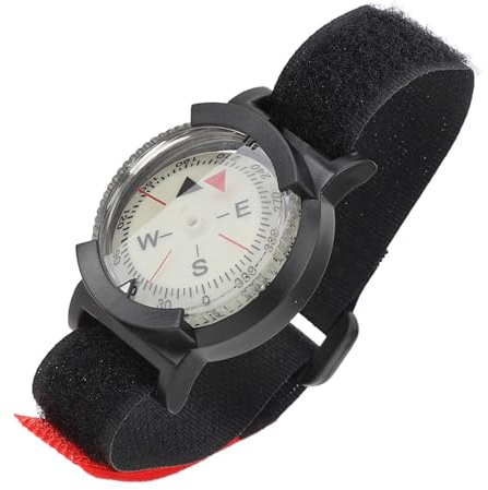 Msiud Tauchkompass, Mini Handgelenk Kompass Hohe Präzision Uhr Compass Tauch Handgelenkkompass Armband Tauch Navigationskompass Wasserdicht Nylon für Tauchen Wandern Radfahren Camping Navigation