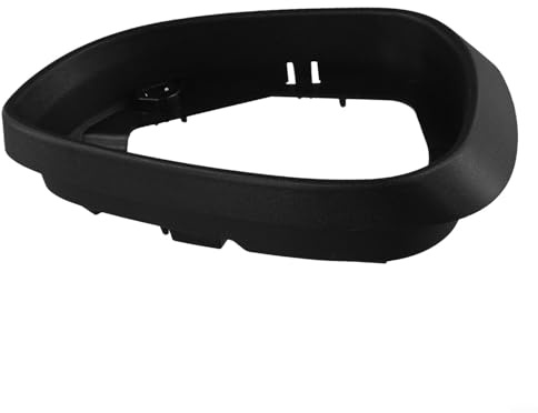 ZWEquipint Cornice di copertura per specchietto retrovisore, per Ford Fiesta MK7 2008 2017, lato sinistro destro nero ABS parte esterna di ricambio (destra)