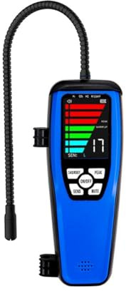 Sxmrmnx LD-200 - Detector de fugas de mano con diodo de calefacción, de refrigeración, detector de gas, probador de fugas de mano