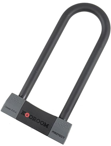 MOTOBLOUZ Antivol U Moto Homologué SRA, ø18mm Acier Traité, 2 clés 250mmx85mm, Securité anti-crochetage, Recommandé Assurances, Antivol Vélo Scooter, Double verrouillage
