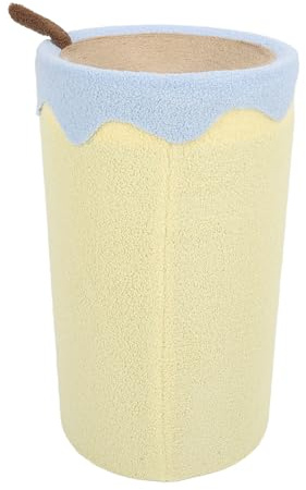 Zhangpu Niche pour Chat avec Coussin à Gratter en Sisal, Niche en Forme de Tonneau pour Condos de Chat, Cachette Intérieure Interactive et Respirante pour Plusieurs Chats, Grotte pour de Grande