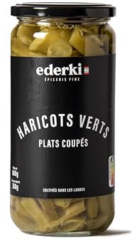 EDERKI - Haricots verts plats coupés 660g