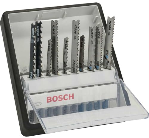 Bosch 10 Piece Metal and Wood Cutting Jigsaw Blade Set