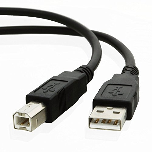 KING OF FLASH 3m USB 2.0 A Male to USB 2.0 B Male Premium High Quality Fast Data Sync Cable Lead For Printers, External Hard Drives and Other USB 2.0 Peripherals (3M)