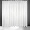 Eurofirany Lucy Cortina de Velo Liso Transparente con Trenza de Fruncido 1 ud. -para Dormitorio, Salón Elegante 100% Poliéster, Blanco, 300x300 cm