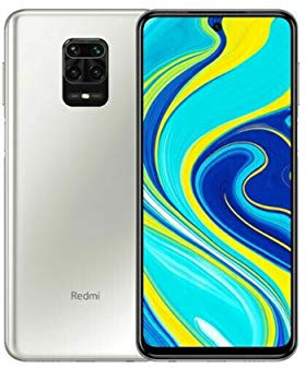 XIAOMI Redmi Note 9S - Smartphone de 6.67 FHD+ (DotDisplay, Snapdragon 720G, 4 GB RAM, 64 GB ROM, cámara cuádruple de 48 MP, batería de 5020mAh) Glacier White [European Version]
