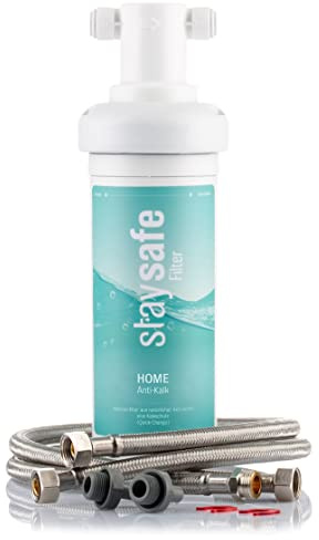 stsafe ANTIKALK Wasserfilter Set inkl. Zubehör | Kalkschutzgranulat made in Germany | Untertisch-Wasserfilter gegen Schadstoffe im Leitungswasser | Schnelle Installation I Kalkfilter für Trinkwasser