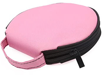 A ABSOPRO Auto Kapazität CD DVD Halter Aufbewahrungstasche Fall Organizer Rosa