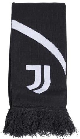 adidas Uni-Erwachsene Juventus Home Scarf Schal, Schwarz/Weiß, Einheitsgröße