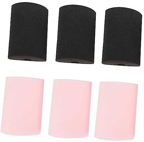 NUOBESTY 18 STK Zylindrischer Schwamm Drehbecher LED-Nähmaschinen-Lichtleiste Glitzer basteln Schwämme Einsätze für Becherwender Tassendreher Zylinder Werkzeug Einfügung Komponente rotieren