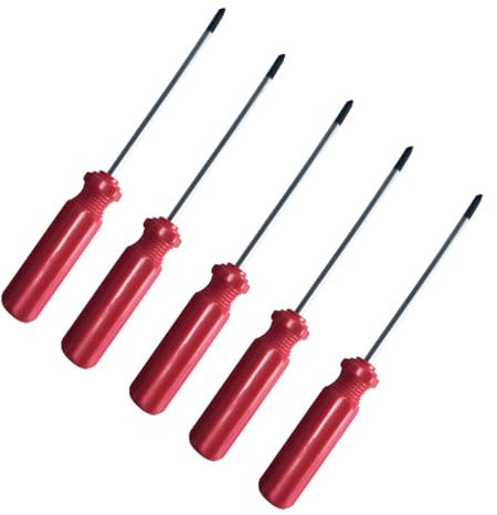 Confezione da 5 cacciaviti Y0 (3,0 mm) Triwing Set di punte magnetiche, con manico in plastica