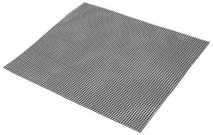 XPJYUA BBQ Grill Mesh Non-stick Barbecue Grill Mesh Mat Reusable Heat Resistance BBQ Baking Net Pad Kitchen Cooking Smoker BBQ Mat Liner Accessories BBQ Tool (Color : 40x50cm)