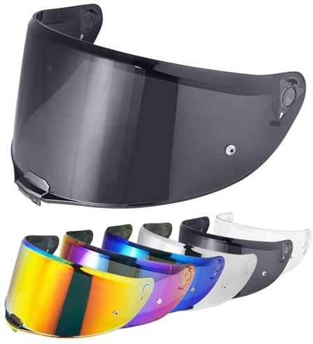 VCOROS Motorradhelm Visier für FF811/VECTOR II/Citation II | Motorrad Windschutz Helm Objektiv Visier Helmvisier Vollgesichts Helmlinsenvisier Motorradhelm Zube