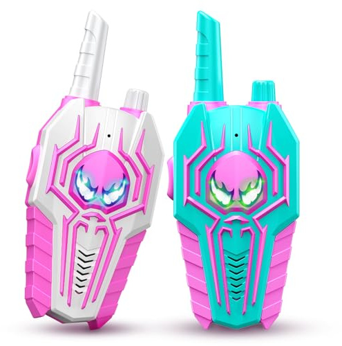 Toyokid Present Flickor 3-10 år, Walkie Talkie Utomhusleksak Från 3 4 5 6 7 8 9 10 år Flickor Walky Talky Trädgårdsleksak Barn Födelsedagspresent Flickor 3-10 år