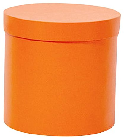COLLBATH Runde Blumenverpackungsbox Handblumenbehälter Aus Pappe Ansprechende Geschenkverpackung Für Blumenarrangements Für Hochzeiten Büro Und Zuhause Robust Und Einfach Zu
