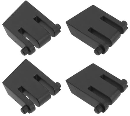 SG Store Juego de 2 pares de patas de repuesto para teclados compatibles con Corsair K60 K63 K65 K70 K90 K95 Teclado mecánico Soporte de teclado negro