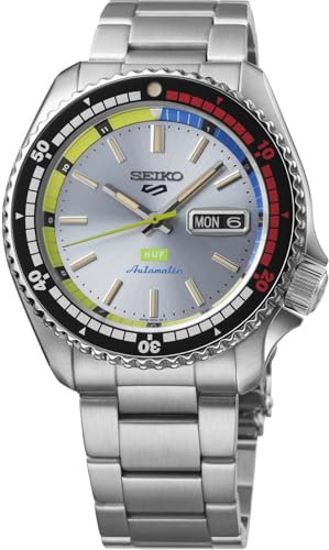 Seiko 5 Sport Silver Dial Orologio da uomo SRPL33K1, Multicolore