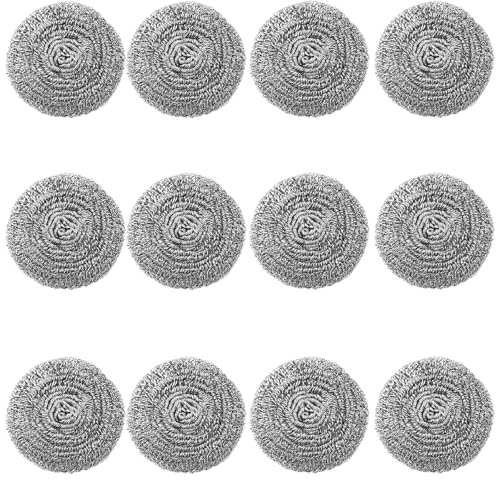 Pack of 12 Kettle Descaler Balls, Stainless Steel Reusable Limescale Remover Balls for Kettles, Effective Cleaning Solution for Kitchen, Restaurant and Camping