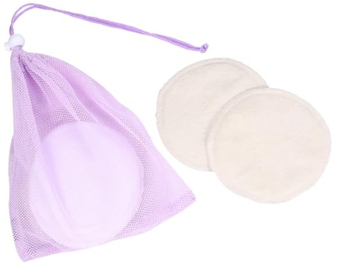 BESPORTBLE 6pcs in Washable Anti-galactorrhea Bra Pads for Women Ultra Absorbent Breastfeeding Inserts with Bamboo Fiber Fabric for Maternity Use
