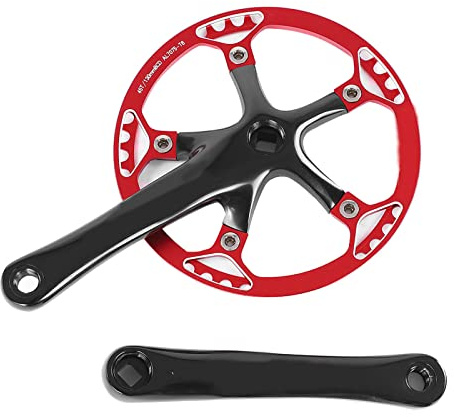 Guarnitura per bicicletta bicolore, corona da 170 mm, set di corone 45T e 47T (45T)