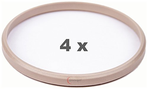 4 x pneugo! Anelli di centraggio per cerchi in alluminio 72.2 mm - 67.1 mm
