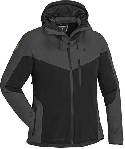 PINEWOOD Damen Finnveden Hybrid Extrem Jacke, Black/Dark Anthrazit, L