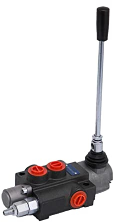 Luckxing P40 Hydraulische Wegeventile - Geschwindigkeitsregelventil für Holzspalter der Serie G | Einstellbarer Entlastungshebelgriff mit 1 Spule, 3-Pos-Ventilen, 10 GPM, 3625 PSI