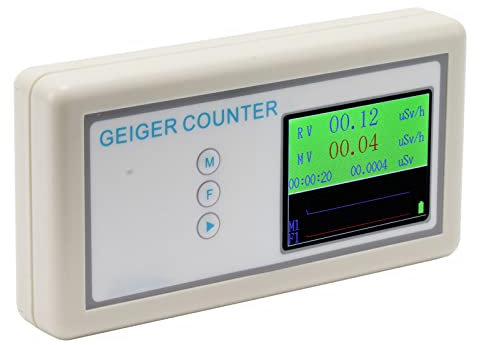 Fdit Contatore Geiger Rilevazione di Radiazioni Nucleari Contatore USB Dosimetro Rilevatore di Monitor Schermo a Colori Strumento di Misurazione Misuratore di Misurazione per Sensore Strumento di