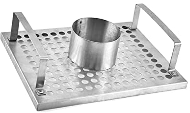 BESPORTBLE Portable Bbq Grill Basket Stainless Steel Chicken Roasting Rack Barbecue Tool for Home Outdoor Camping
