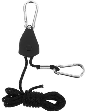 BIUDECO 2m Verstellbarer Seilclip-aufhänger Für Innenbereich Mit Haken Bungee-Gurte Hochleistungs-seilaufhänger Verstellbare Bungee-seile Kleine Ratschengurte Seilspanner
