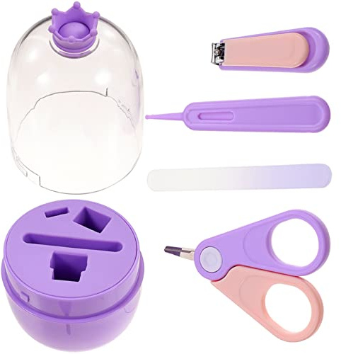 Vaguelly 1set Tagliaunghie Per Kit Per Unghie Inossidabile e Limetta e Pratico Per
