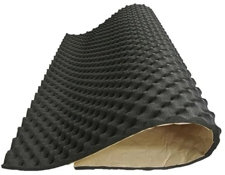 Mousse Insonorisante Acoustique Pour Voiture 2 Cm Isolation Phonique Capot De Caisson Basses Silencieux Bouclier Thermique Du Moteur(80cmx25xcm)