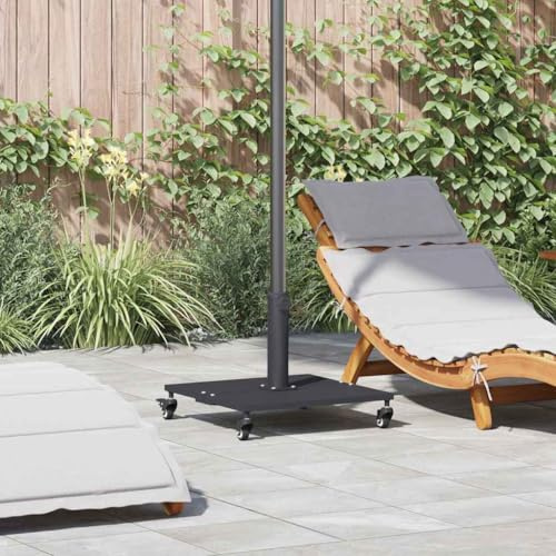 Générique Base de Parasol extérieur Gris foncé 45 x 45 x 31 cm Acier,Maison & Jardin,Pelouses & Jardins,Vie en extérieur,Accessoires pour parasols & voiles d'ombrage,Gris,27.45 KG,42009950